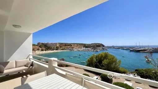 Renovierte Wohnung in erster Meereslinie mit Meerblick in Port Adriano
