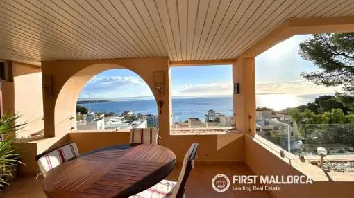Apartment mit spektakulärem Meerblick in Illetas.