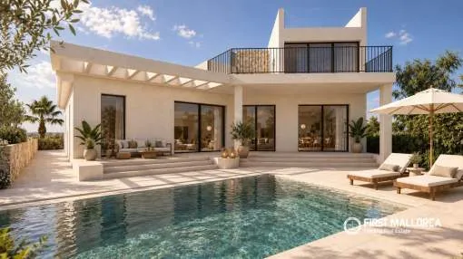 Elegante Villa mit privatem Pool in einer der begehrtesten Straßen in Santa Ponsa.