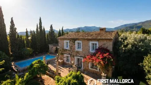 Fantastische Finca mit großem Garten zwischen Bunyola und Santa María