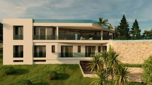 Moderne Neubau-Villa in privilegierter Höhenlage nahe Palma