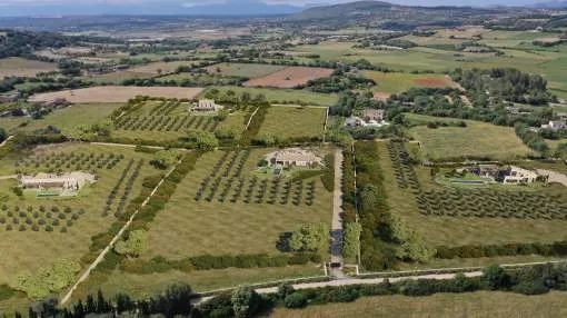 Finca-Ensemble mit Meerblick in