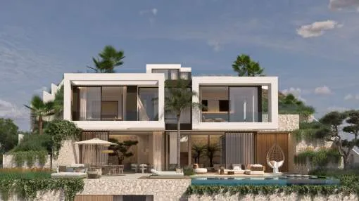 Cala Llamp – Top-Grundstück mit erteilter Baugenehmigung und Meer- und Panoramablick