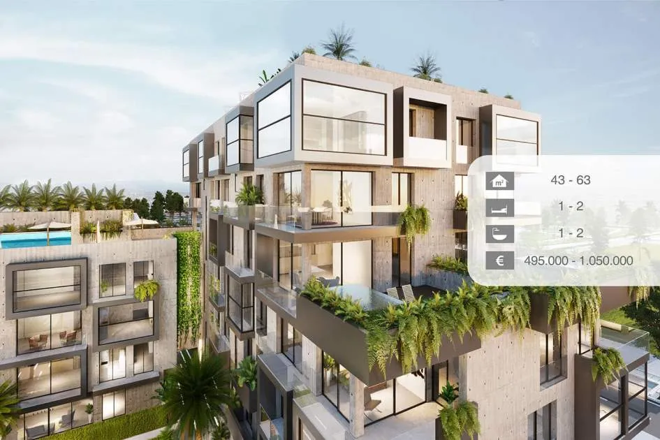 Luxus-Apartments in Neubau-Residenz nahe Portixol
